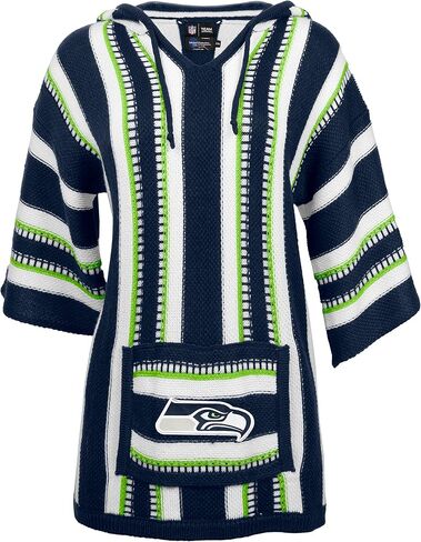 Littlearth Women's NFL Baja Sweater Jerga-Hippie Hoodie in Saudi Arabia