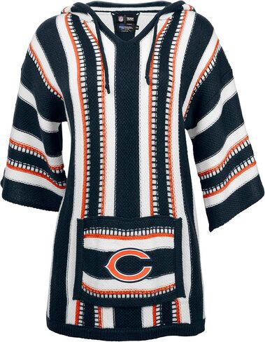 Littlearth Women's NFL Baja Sweater Jerga-Hippie Hoodie in Saudi Arabia