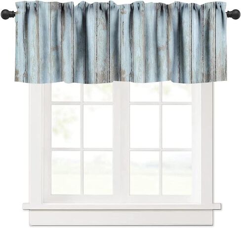 Buffalo Plaid Windows Valances Curtain, White Black Buffalo Check Plaid Home & Love Heart Pattern Design,Decorative Curtain Valance for Kitchen Decor with Rod Pocket 54x18in in Saudi Arabia