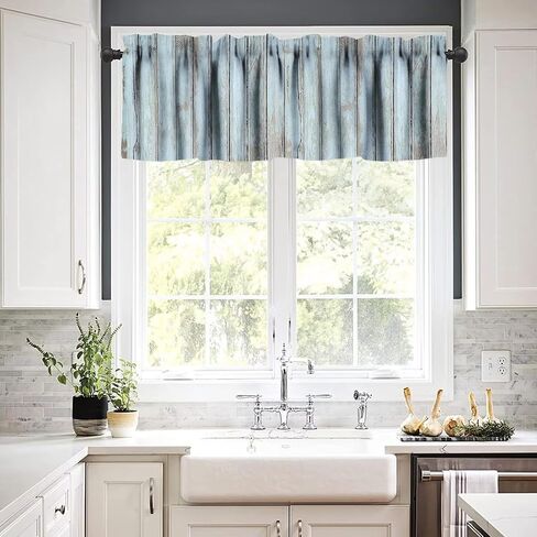 Buffalo Plaid Windows Valances Curtain, White Black Buffalo Check Plaid Home & Love Heart Pattern Design,Decorative Curtain Valance for Kitchen Decor with Rod Pocket 54x18in in Saudi Arabia