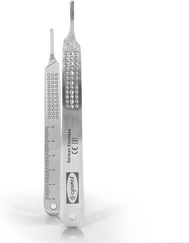 Cynamed Premium Quality Scalpel Handle, Stainless Steel (No. 3 Handle - Fits 10 Series Scalpel Blades) in Saudi Arabia