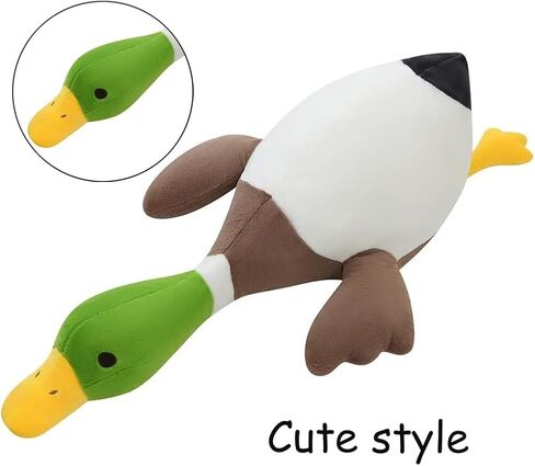 Mallard Duck Plush,Mallard Duck Stuffed Animals, Soft Furry Duck Stuffed Animal Pillow,Huge Duck Plush Hugging Pillow Gifts for Every Age (62.9in) in Saudi Arabia