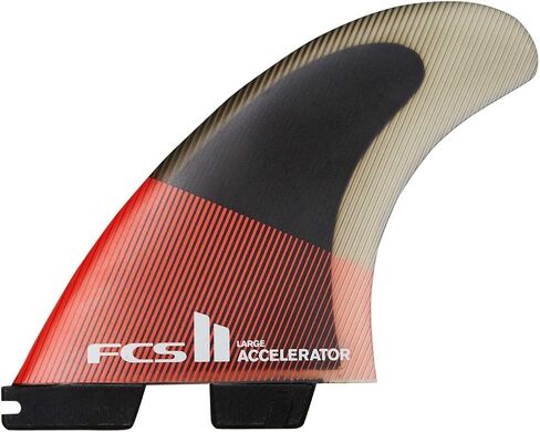 مجموعة FCS II Accelerator Performance Core Tri Fin - أحمر/أسود - S in Saudi Arabia