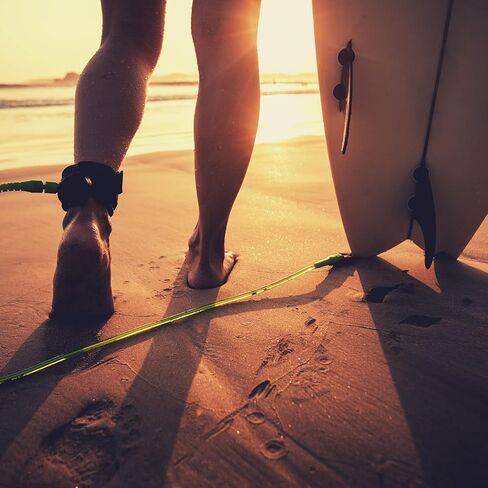 مقود باتيكل لركوب الأمواج، مقود ملفوف مع حبل سلسلة معصم للوحة الجسم ولوحة التجديف in Kuwait