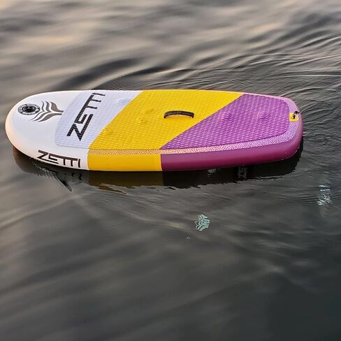 ZETTI Inflatable Wingsurf Board | Versatile Water Sport Board for Kitesurf, Wakesurf, Paddle Board, Complete Package with Carry Bag, Footstraps, Hand Pump, Ankle Leash, Carbon Baseplate in Saudi Arabia