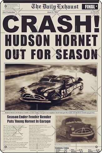 Crash Hudson Legend Hornet Metal Print Metal Tin Sign Plaque Man Cave Wall 8x12 Inch Wall Art Decoration in Saudi Arabia