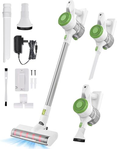 Vacuum Cleaners for Home, Cordless Vacuum Cleaner, Powerful Suction Vacuum, 6 in 1 Lightweight Stick Vacuum for Carpet and Hard Floor Pet Hair in Saudi Arabia