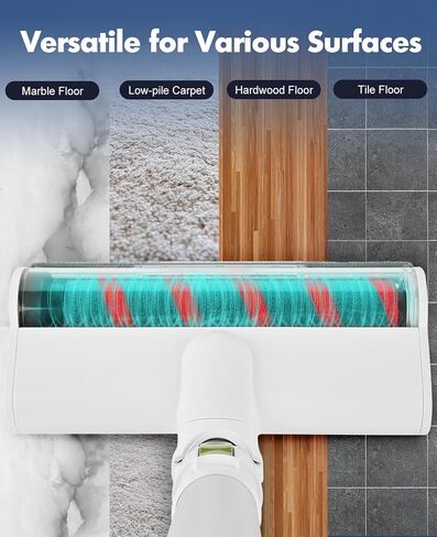 Vacuum Cleaners for Home, Cordless Vacuum Cleaner, Powerful Suction Vacuum, 6 in 1 Lightweight Stick Vacuum for Carpet and Hard Floor Pet Hair in Saudi Arabia