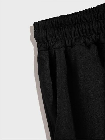 GORGLITTER Men's Letter Graphic Shorts Drawstring Waist Workout Cool Shorts in Saudi Arabia