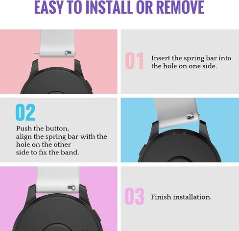 سوار رياضي TiMOVO متوافق مع Vivoactive4/Venu2/Forerunner 265/Forerunner 255/Forerunner 265 Music/Forerunner 255 Music، استبدال أشرطة الساعة المصنوعة من السيليكون الناعم 22 مم in Saudi Arabia