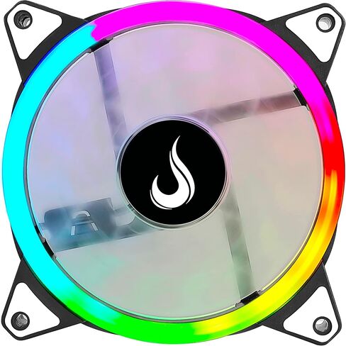 مروحة تبريد لحافظة الكمبيوتر - جلاكسي - Rise Mode USA - 120 مم - LED مزدوج - ARGB - 5V in Kuwait