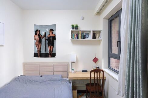 LFVDLUI Kourtney Kardashian And Megan Fox with 4 Brass Grommets Tapestry 3X5FT for Bedroom Living Room Dorm (KKMF-transverse) in Saudi Arabia