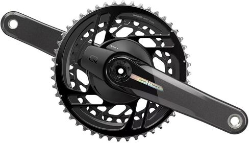 SRAM Force AXS Wide Power Meter Crankset - 175mm, 2X 12-Speed, 43/30t, 94 BCD, DUB Spindle Interface, Iridescent Gray, in Saudi Arabia