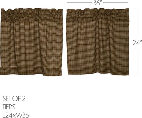 مقصورة الشاي ريفي 20 "x 60" سجل كتلة الحدود الستارة الخضراء الشكر قضيب جيب خليط القطن منقوشة ستائر نافذة المطبخ in Saudi Arabia
