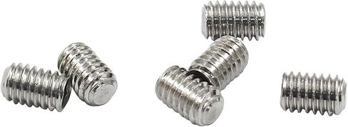50 Pcs Stainless Steel Hexagon Socket Flat Head Set Screws M3 x 6 mm Flat Set Hex Socket Head Screws, Silver in Saudi Arabia