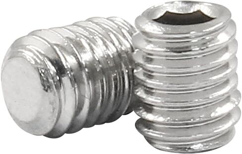 50 Pcs Stainless Steel Hexagon Socket Flat Head Set Screws M3 x 6 mm Flat Set Hex Socket Head Screws, Silver in Saudi Arabia