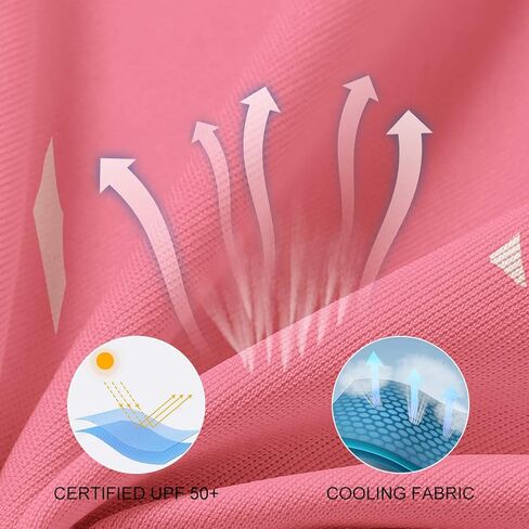 M MAROAUT Women's UV Sun Protection Hiking Shirts, UPF50+ Long Sleeve Lightweight Hoodie Quick-Dry Outdoor Fishing Rash Guard in Saudi Arabia
