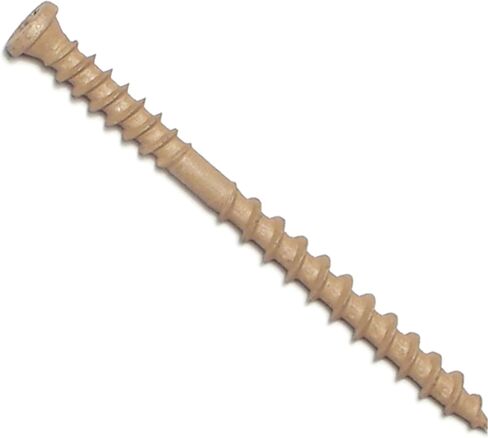 014973438036 Composite Deck Screws, 10 x 2-1/2 Tan, Piece-25 in Saudi Arabia