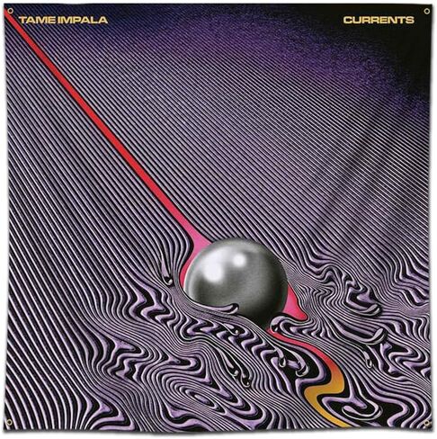 Moor Tame نسيج إمبالا التيارات راية الفن الموسيقى ألبوم الجدار شنقا العلم (3x3ft، 150D بولي HD الطباعة) لديكور جدار المرآب النوم in Kuwait