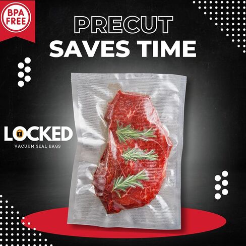 Vacuum Sealing Bags, 50 Count, 11x16 inches, Clear, Heavy Duty Gallon Size for Food Storage in Saudi Arabia