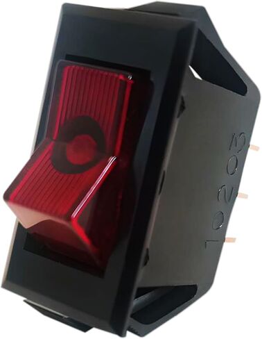 OCS Parts Bunn 12920.0000 Red Lighted On/Off Switch | Replacement On/Off 125V Rocker Switch for Home and Commercial Bunn Coffee Brewers and Warmers in Saudi Arabia