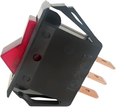 OCS Parts Bunn 12920.0000 Red Lighted On/Off Switch | Replacement On/Off 125V Rocker Switch for Home and Commercial Bunn Coffee Brewers and Warmers in Saudi Arabia