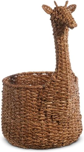 Raz Imports 2024 Natural Appeal 24.75" Giraffe Basket in Saudi Arabia