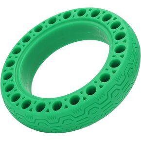 60/70‑6.5 Rubber Electric Scooter Solid Tire, Multicolor Honeycomb Hollow Explosion-proof Tire for Ninebot G30D/G30P Electric Scooter Accessory(Green)