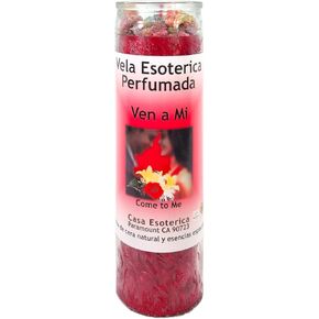 Come to ME-Palm Wax Spiritual Intention Spell Candle-[RED] | Vela CASA ESOTERICA PERFUMADA- (VEN A MI)