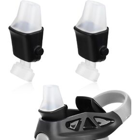 2pcs Replacement Spout for Contigo, Soft BPA-Free Lids Replacement Parts Silicone Replacement Mouthpiece Compatible with Aubrey Kids 14oz 20oz Newest Water Bottle