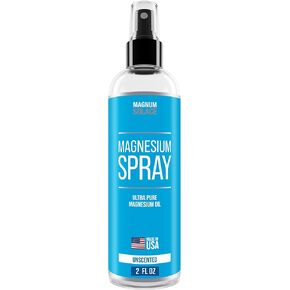 Magnesium Spray - USP Grade Pure Magnesium Oil Spray - Made in USA Since 2008, 2 oz