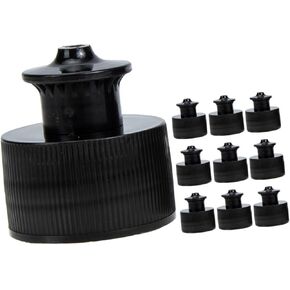 Yardwe 10pcs Replacement Lids Water Bottle Cap Reusable Bottle Lids Sealing Bottle Caps Mineral Water Bottle Tops Push Pull Bottle Caps Replacement Cover Kettle Lid Push Cover Pe