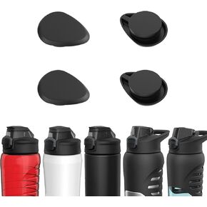 4 Pack Stoppers Compatible with Under Armour Pro Lid and Rise Lid Water Bottle 16oz 18oz 24oz 32oz, Top Lid Replacement Seals Part, Bottle Cap Mouth Plug Accessories