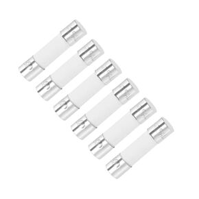 uxcell Ceramic Cartridge Fuses 0.5A 250V 5x20mm Ceramic Fuses Fast Blow Replacement for Amplifier Energy Saving Lamp Ballast 6pcs