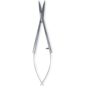 Precision Lab Scissors, Fine Point Straight Microdissection Scissors Perfect for Doctors, Nurses & Students Straight Blades 9MCD - Curved Blades