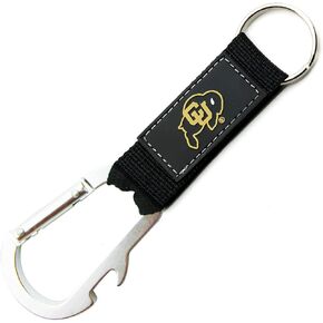 Colorado Buffaloes Keychain Carabiner Wordmark Black