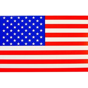 American Flag Sticker 8"X12"