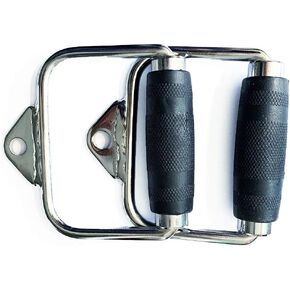 LAT Pull Down Bar, Strength Training Deluxe Single Double D Handle Tricep Rope, V-Shaped Rotating Straight Press Down Bar for Weight Workout, Cable Machine Accessories in Kuwait