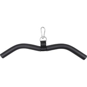 BESPORTBLE 1 Set Fitness Bar Curl Bar with Weights Ez Curl Bar Lat and Lift Pulley System Fitness up Bar Chest Bicep Exercise Accessories Steel Bicep Pull Bar Rally Bar Instrument To Rotate