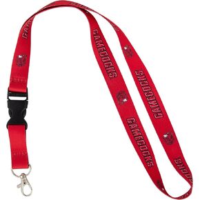 Desert Cactus Jacksonville State University Lanyard JSU Gamecocks Car Keys ID Badge Holder Keychains Detachable Breakaway Snap Buckle Lanyards (Red)