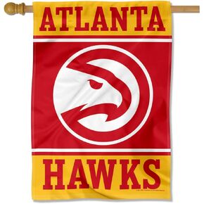 Atlanta Hawks Double Sided House Banner Flag