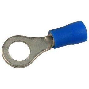 100pcs #10 Ring Terminal Connectors (Blue) 16-14 Gauge by A Plus Parts House