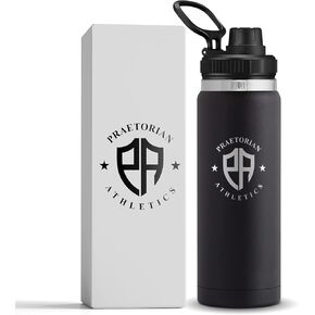 24 Oz Stainless Steel Thermal Insulated Hot/Cold Water Bottles To Keep Any Drink Hot For 12 Hours & Cold For 24 Hours - Gym Water Bottles For Men & Women - Mens Thermal Water Bottle (Cooled Blue) in Kuwait