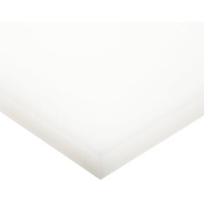 LDPE (Low Density Polyethylene) Sheet, Natural Color, 0.125" Thick, 12" x 12"