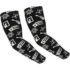 Cute Puerto Rico Flag Arm Sleeves Puerto Rican Flag Sports Sun Cooling Arm Sleeve for Women Men Cycling, Hiking