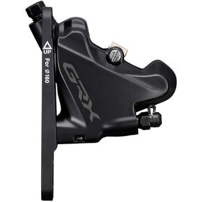 SHIMANO BR-RX400 GRX BRAKE FLAT MOUNT W/ADAPTER FOR 140/160MM ROTOR W/L03A RESIN PAD (W/FIN)