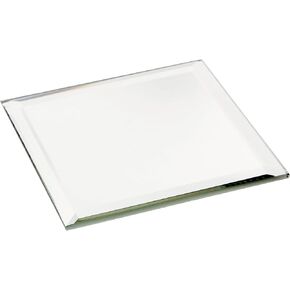 Plymor Square 3mm Beveled Glass Mirror, 3 inch x 3 inch (Pack of 6)