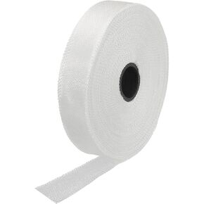 MECCANIXITY Fiberglass Cloth Tape E Glass Fiber Fiberglass Mesh Glass Fiber Mesh Woven Fiberglass Fabrics Insulation Tape 50m(55 Yard) x15mmx0.1mm for Reinforcement Repair in Saudi Arabia
