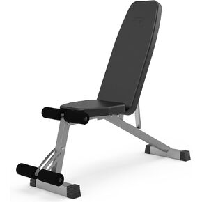 leikefitness Adjustable Weight Bench Foldable Workout Exercise Bench with Automatic Lock for Upright Incline Decline and Flat Full Body Exercise