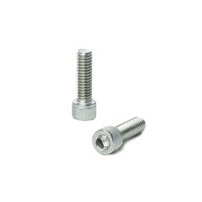 5/16-18 x 1" Socket Head Cap Screws, Threaded, Allen Socket Drive, Stainless Steel 18-8, Bright Finish, Quantity 10 Pieces by Bridge Fasteners